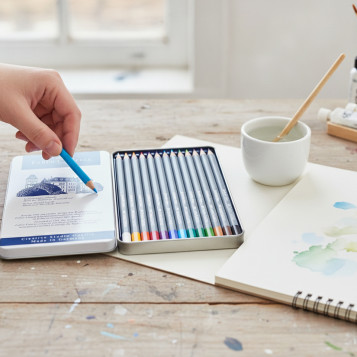 ▷ LAPICES FABER CASTELL 12 UDS METAL ACUARELABLES GOLDFABER | Taine - Imagen 2