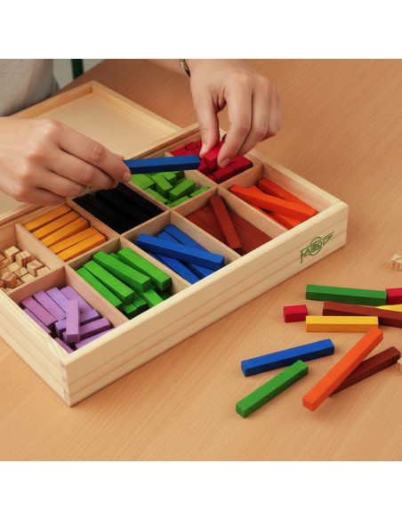 ▷ REGLETAS FAIBO 300 PIEZAS CAJA MADERA | Taine - Imagen 4