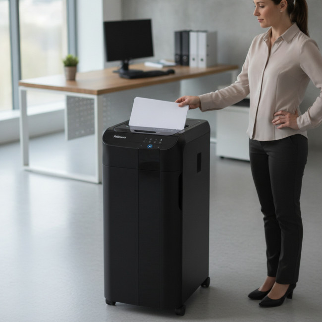 ▷ DESTRUCTORA FELLOWES AUTO-MAX 350C PARTICULAS 350HJ | Taine - Imagen 2