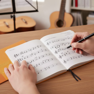 ▷ CUADERNO OXFORD MUSICA A5 5 PENTAGRAMAS | Taine - Imagen 2