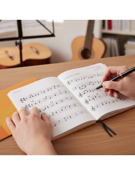 ▷ CUADERNO OXFORD MUSICA A5 5 PENTAGRAMAS | Taine - Imagen 2