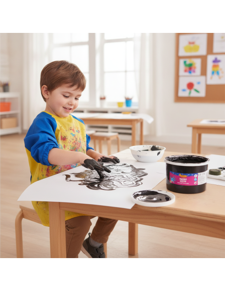 ▷ PINTURA JOVI NEGRO DE DEDOS 500ML | Taine - Imagen 2