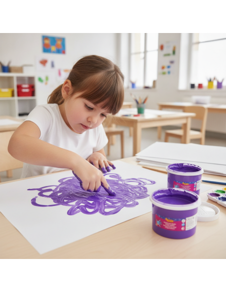 ▷ PINTURA JOVI VIOLETA DE DEDOS 500ML | Taine - Imagen 2