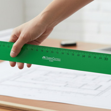 ▷ REGLA FABERCASTELL 100CM VERDE | Taine - Imagen 2