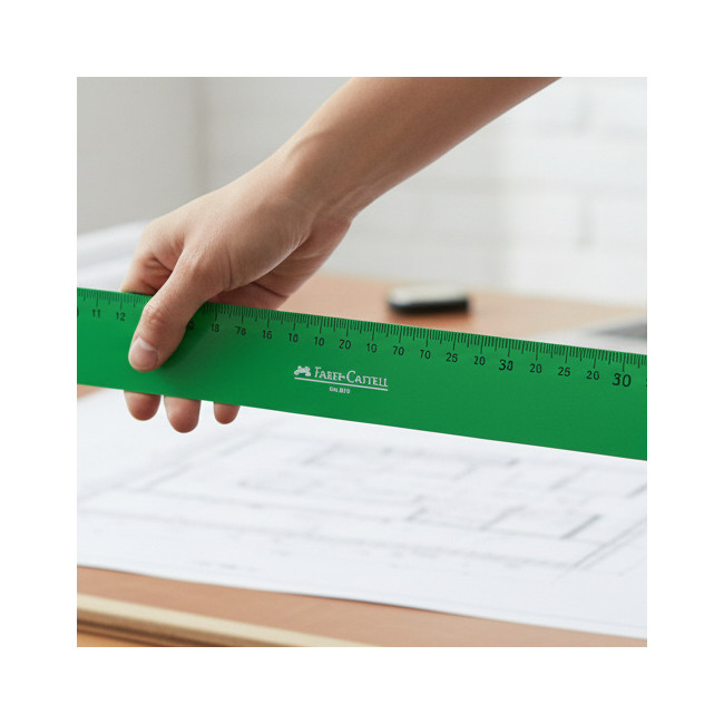 ▷ REGLA FABERCASTELL 100CM VERDE | Taine - Imagen 2