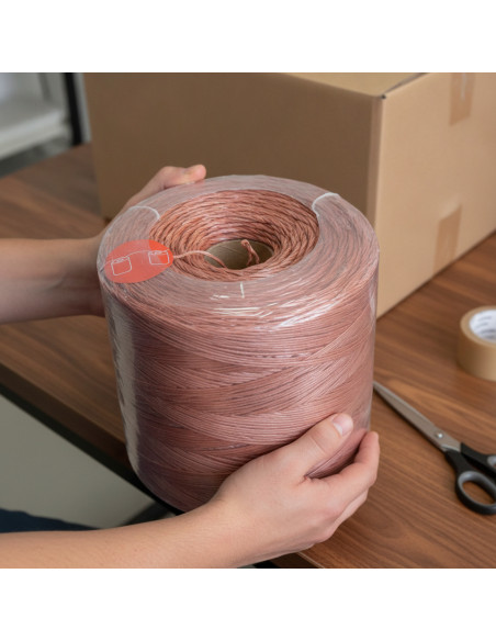 ▷ ROLLO CUERDA PLASTICO ROJO ROLLO 1200 m. | Taine - Imagen 2