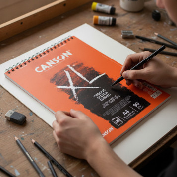 ▷ BLOC CANSON DIBUJO CROQUIS MICR 29,7X42 120H XL FINO 90G | Taine - Imagen 2