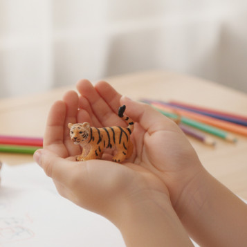 ▷ JUEGO MINILAND ANIMALES SELVA CON CRIAS 12 FIGURAS | Taine - Imagen 2