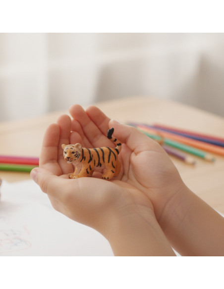 ▷ JUEGO MINILAND ANIMALES SELVA CON CRIAS 12 FIGURAS | Taine - Imagen 2