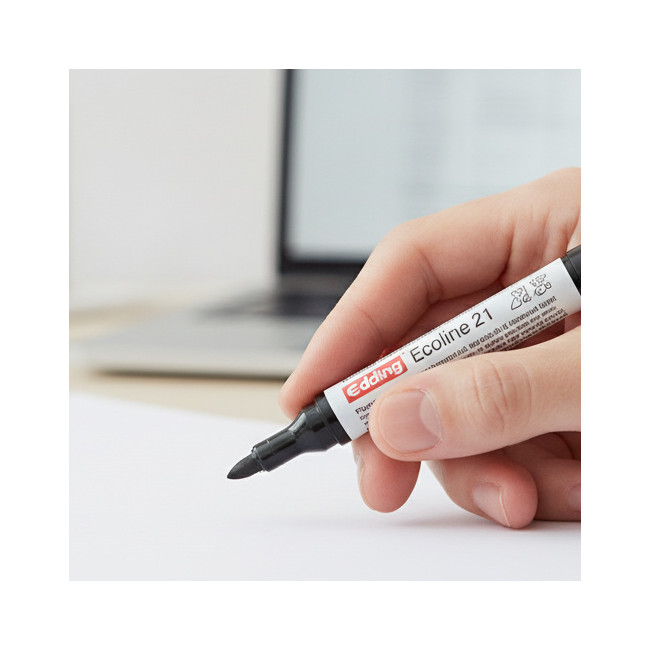 ▷ ROTULADOR EDDING ECOLINE 21 NEGRO PERMANENTE | Taine - Imagen 2
