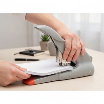 ▷ GRAPADORA RAPID GRUESOS DUAX 170H FLAT-CLINCH PLATA/NARANJA | Taine - Imagen 2