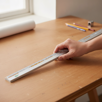 ▷ REGLA FAIBO 80CMS ALUMINIO CORTE | Taine - Imagen 2