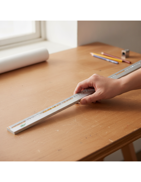 ▷ REGLA FAIBO 80CMS ALUMINIO CORTE | Taine - Imagen 2