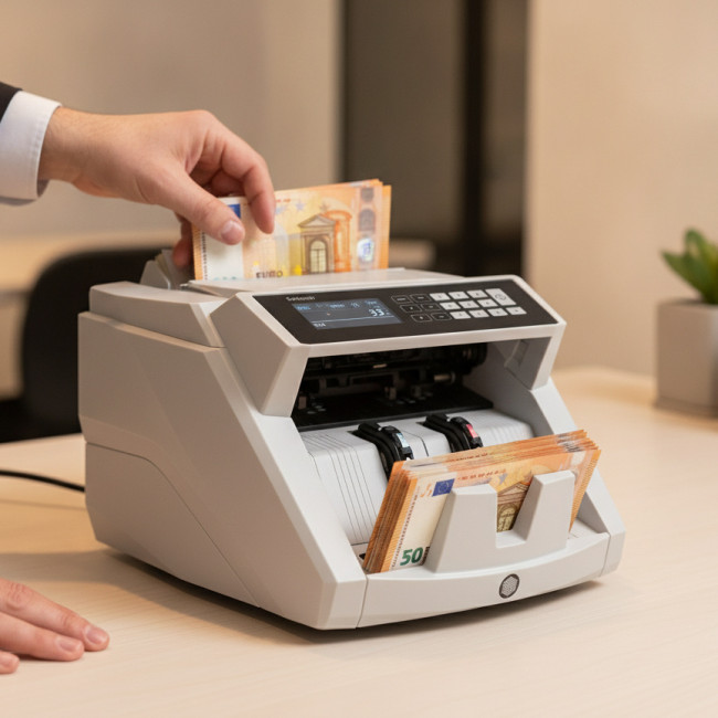▷ CONTADORA SAFESCAN 2465-S DE VALOR BILLETES | Taine - Imagen 2