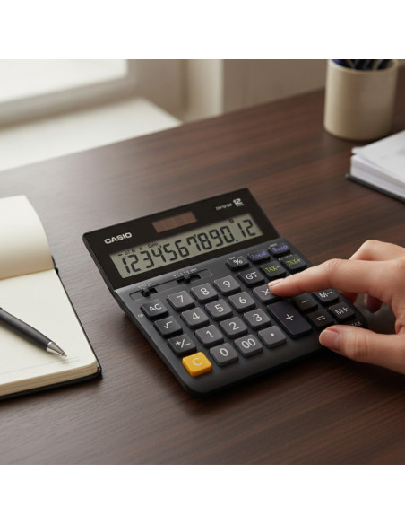 ▷ CALCULADORA CASIO SOBREMESA 12 DIG DH-12ET | Taine - Imagen 2