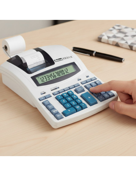 ▷ CALCULADORA IBICO IMPRESORA 12 DIG 1231X IBICO | Taine - Imagen 2