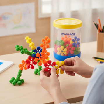 ▷ CONSTRUCCIONES MINILAND BOLAS INTERSTAR RINGS 48 PIEZAS | Taine - Imagen 2