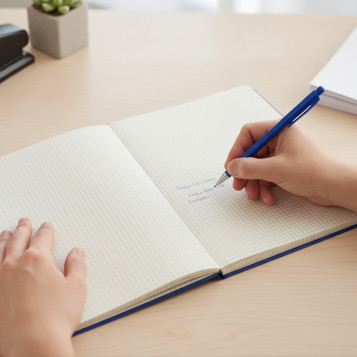 ▷ CUADERNO OXFORD AZUL MICROPERFORADO A4+ 80H. 90G 4X4 | Taine - Imagen 2