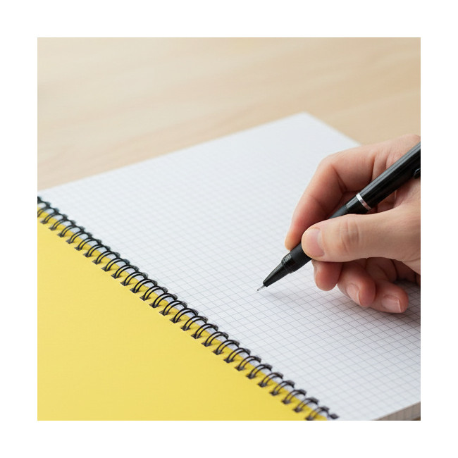 ▷ CUADERNO OXFORD AMARILLO MICROPERFORADO A4+ 80H. 90G 4X4 | Taine - Imagen 2