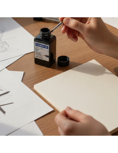 ▷ TINTA CHINA MARSMATIC R 22ML ROTULADOR NEGRO STAEDTLER | Taine - Imagen 2