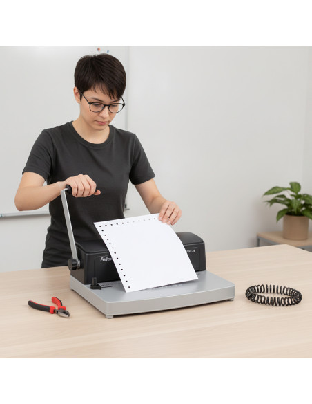 ▷ ENCUADERNADORA FELLOWES ESPIRAL METAL 25 | Taine - Imagen 2