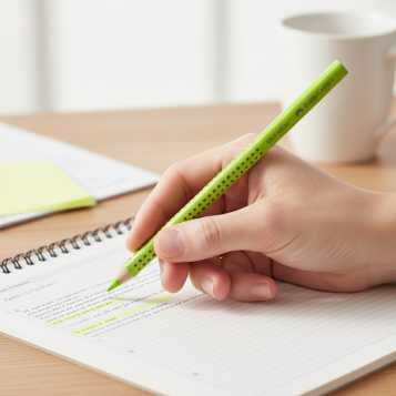 ▷ LAPIZ FABER CASTELL VERDE FLUOR TEXTLINER | Taine - Imagen 2