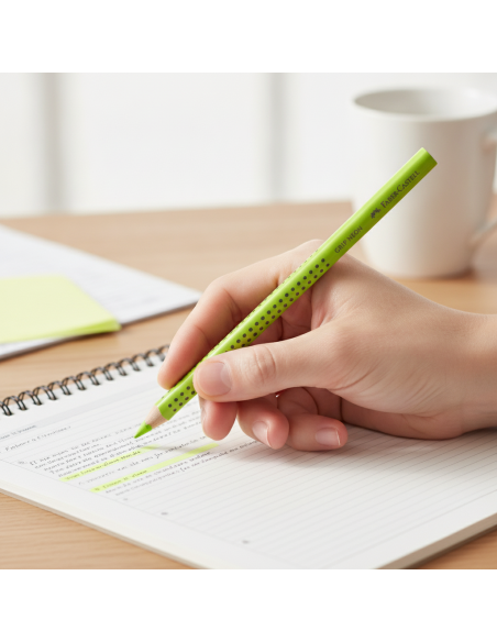 ▷ LAPIZ FABER CASTELL VERDE FLUOR TEXTLINER | Taine - Imagen 2