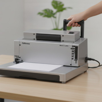 ▷ ENCUADERNADORA FELLOWES ESPIRAL ELECTRICA METAL E 200R | Taine - Imagen 2