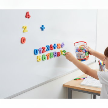 ▷ NUMEROS MINILAND MAGNETICOS JUMBO 45MM 68 PIEZAS BOTE ASA | Taine - Imagen 2