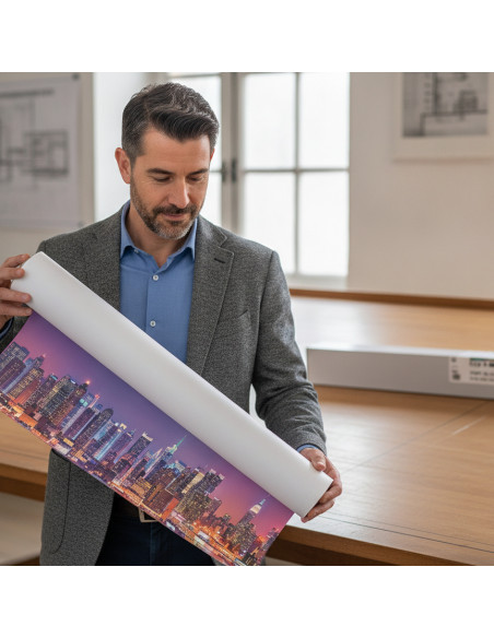 ▷ ROLLO PLOTTER FABRISA PAPEL914x50 M 80GR (36") | Taine - Imagen 2