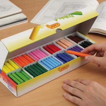 ▷ CERAS SCHOOLPACK 300 UDS. SURTIDAS CAJA ECONOMICA JOVICOLOR | Taine - Imagen 2