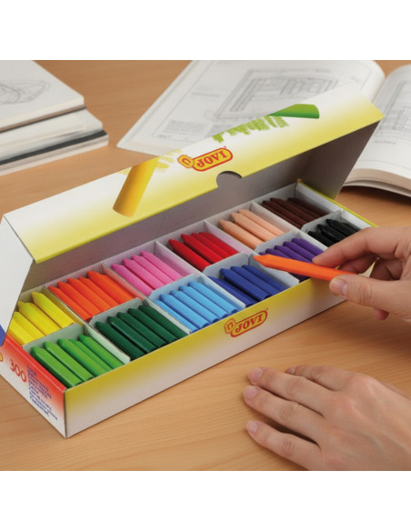 ▷ CERAS SCHOOLPACK 300 UDS. SURTIDAS CAJA ECONOMICA JOVICOLOR | Taine - Imagen 2