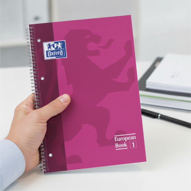 ▷ CUADERNO OXFORD MICROPERFORADO A4 80H. 90G C.5MM T/D | Taine - Imagen 2