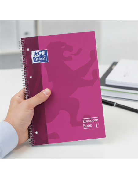 ▷ CUADERNO OXFORD MICROPERFORADO A4 80H. 90G C.5MM T/D | Taine - Imagen 2