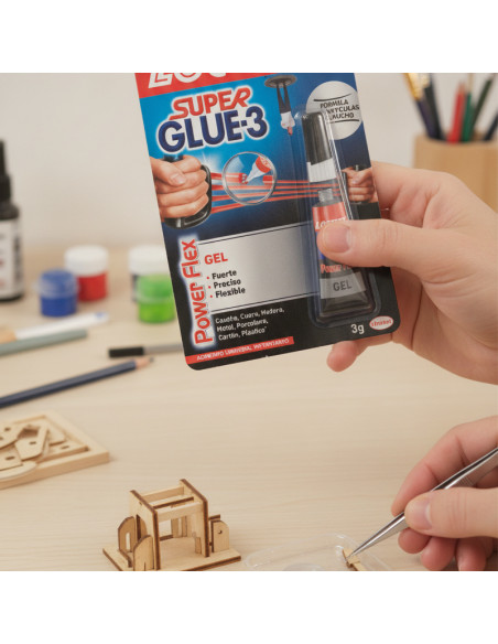 ▷ PEGAMENTO LOCTITE SUPER GLUE-3 POWER FLEX GEL 3GR | Taine - Imagen 2