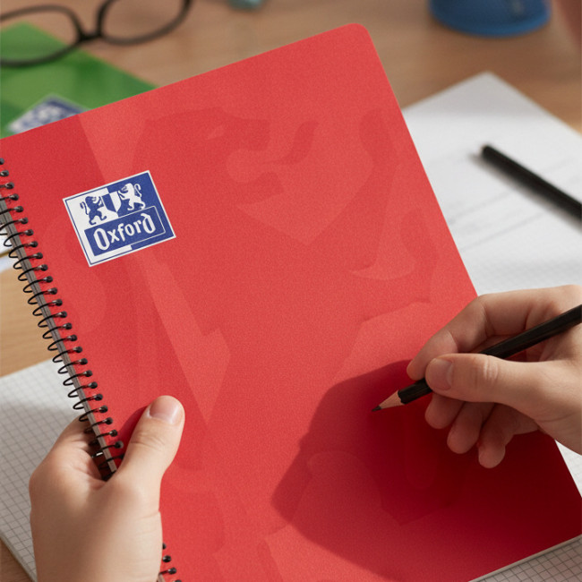 ▷ CUADERNO OXFORD FOLIO 80H.90G C.4MM T/B VIVOS | Taine - Imagen 2