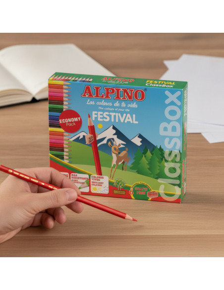 ▷ LAPICES ALPINO 288 UDS ECONOMIC 24UDSX12 COLORES | Taine - Imagen 2