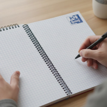 ▷ CUADERNO OXFORD A5 120HJ 90GR 5X5 TE | Taine - Imagen 2