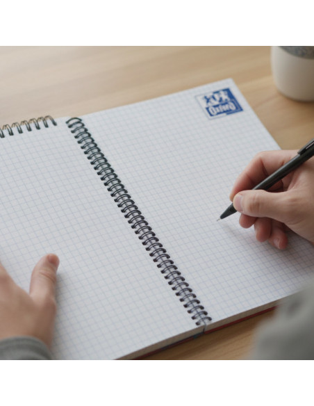 ▷ CUADERNO OXFORD A5 120HJ 90GR 5X5 TE | Taine - Imagen 2