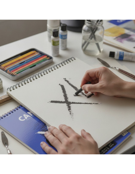 ▷ BLOC CANSON DIBUJO ESPIRAL A3 30H MICR XL MIX MEDIA TEXTURADO 300G | Taine - Imagen 2