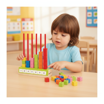 ▷ ABACO MULTIBASE CON ACTIVIDADES CONTENEDOR MINILAND | Taine - Imagen 2