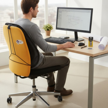 ▷ RESPALDO/COJIN LUMBAR FELLOWERS MESH OFFICE SUITES | Taine - Imagen 2
