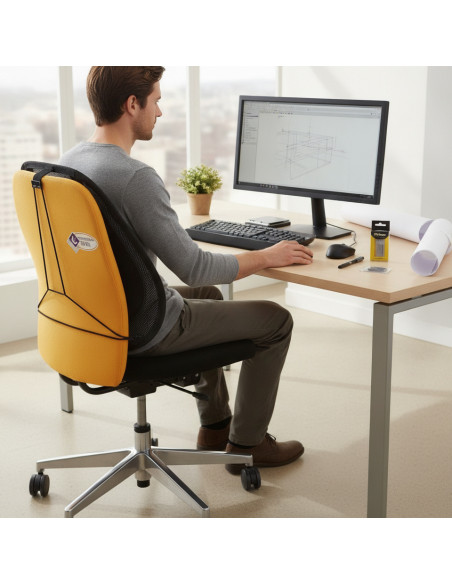 ▷ RESPALDO/COJIN LUMBAR FELLOWERS MESH OFFICE SUITES | Taine - Imagen 2