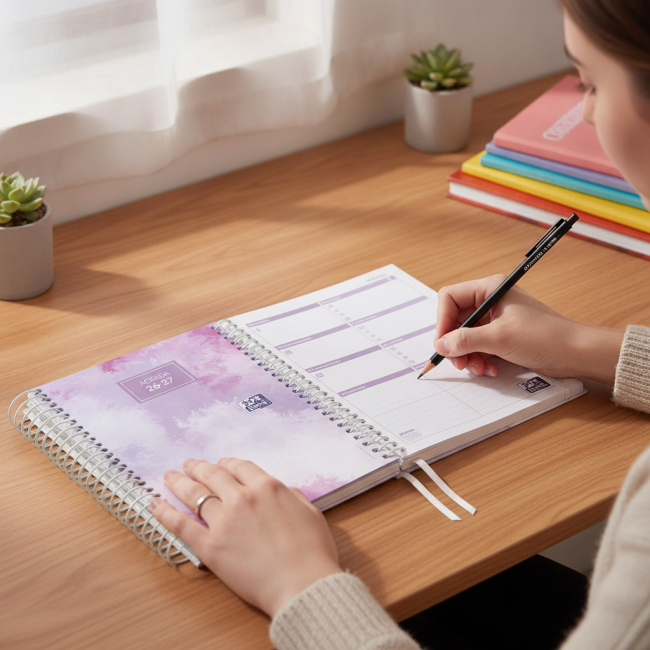 ▷ AGENDA ESCOLAR 26-27 DP OXFFAURA12X18 | Taine - Imagen 4