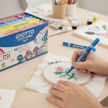 ▷ ROTULADORES GIOTTO 48 UDS DECOR TEXTIL SCHOOL | Taine - Imagen 2
