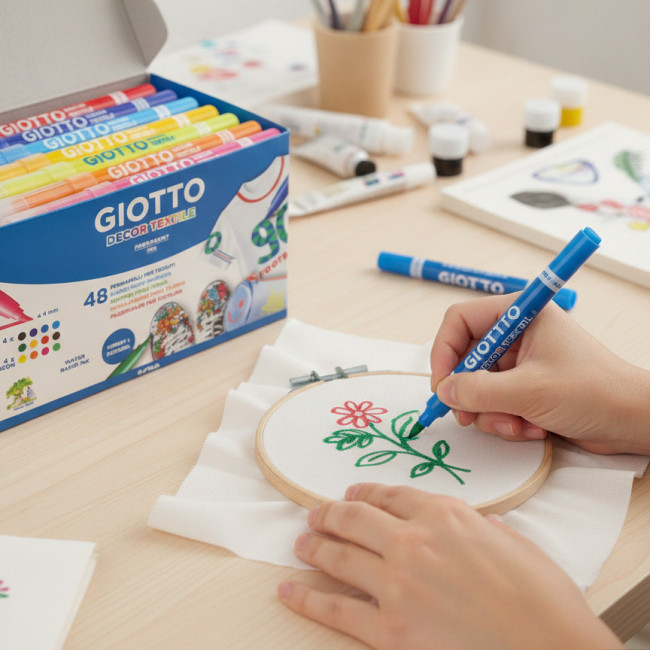 ▷ ROTULADORES GIOTTO 48 UDS DECOR TEXTIL SCHOOL | Taine - Imagen 2