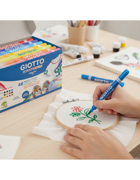 ▷ ROTULADORES GIOTTO 48 UDS DECOR TEXTIL SCHOOL | Taine - Imagen 2