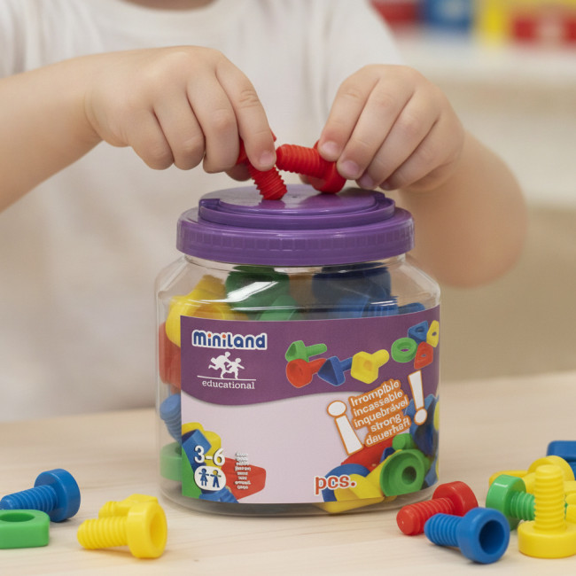 ▷ TORNILLOS MINILAND Y TUERCAS 48 PIEZAS | Taine - Imagen 2