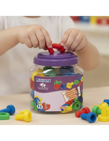 ▷ TORNILLOS MINILAND Y TUERCAS 48 PIEZAS | Taine - Imagen 2