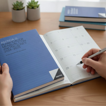 ▷ CUADERNO PROFESORADO: AGENDA G PLANIFICACION MES A LA VISTA CASTELLANO ADDITIO | Taine - Imagen 2